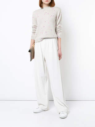 The Elder Statesman dotted cashmere sweater