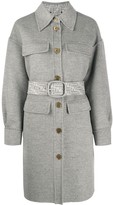 Thumbnail for your product : Fendi Belted Single-Breasted Coat