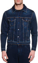 Thumbnail for your product : Stefano Ricci Contrast-Stitch Denim Jacket
