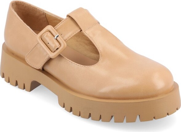 Journee Collection Womens Jazybell Tru Comfort Foam Slip On Mules Flats  Clay 7 : Target