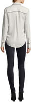 Thumbnail for your product : Veronica Beard Brooke Mid-Rise Skinny Jeans
