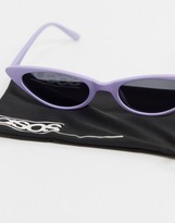 Thumbnail for your product : ASOS DESIGN cat eye sunglasses in lilac