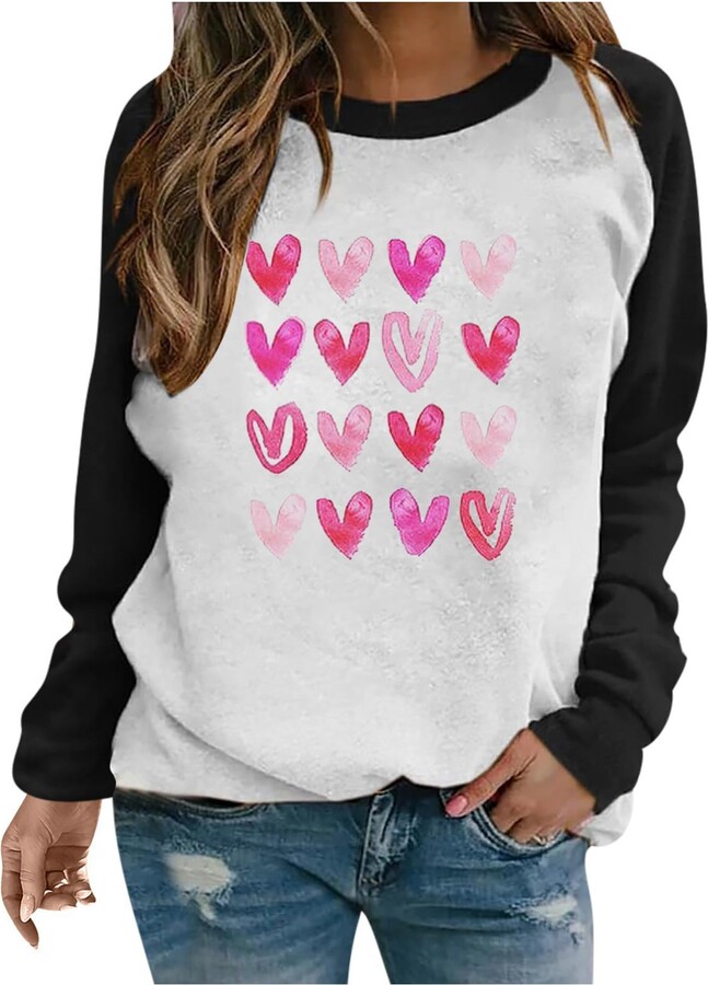 X Large Sleeve Casual Hoodie Splice Contrast Long Sweatshirt Solid Strap  Women Tops Sweat Shirts Ladies (Black, S) at  Women's Clothing store