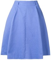 Thumbnail for your product : Moschino Pre-Owned Geometric Knit Pleated Skirt