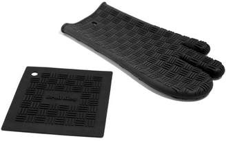 Broil King Silicone 2-Piece Oven Mitt and Trivet Set