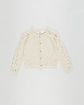 Bebe by Minihaha Girl's Neutrals Cardigans - Wool Blend Cardigan - Kids - Size 7 YRS at The Iconic