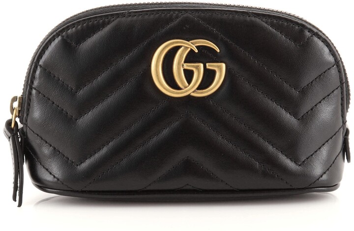 Gucci GG Marmont Cosmetic Case Matelasse Leather Medium - ShopStyle Makeup  & Travel Bags