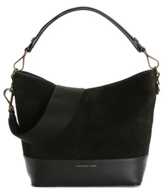 Polo Ralph Lauren Small Suede Leather Hobo Bag