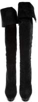 Thumbnail for your product : Diego Dolcini Crystal Suede Over-The-Knee Boots