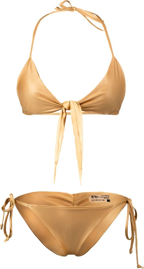 Rêve De Rive Donella Gold Shimmer Bikini Set