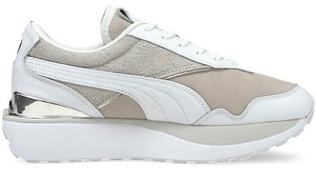 beige puma sneakers