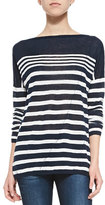 Thumbnail for your product : Rag and Bone 3856 rag & bone/JEAN Christa Striped Bateau-Neck Pullover