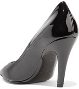 Thumbnail for your product : Balenciaga Slash Patent-leather Pumps - Black