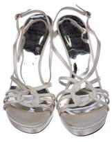 Thumbnail for your product : Stuart Weitzman Satin Slingback Sandals