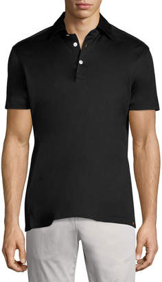 Kiton Solid Cotton Polo Shirt