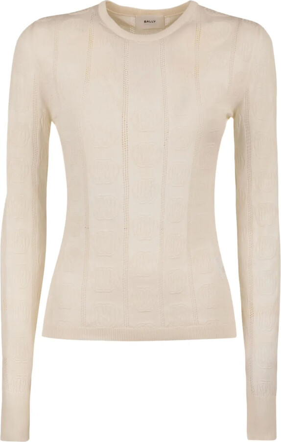Bally Patterned Intarsia Knit Jumper