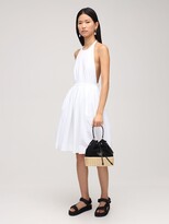 Thumbnail for your product : Prada Cotton Dress W/ Back Cut Out & Bow