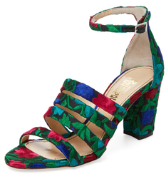 Jerome C. Rousseau Abelline Embroidered Strappy Sandal