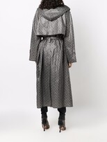 Thumbnail for your product : Balmain Monogram-Pattern Trench Coat