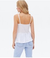 Thumbnail for your product : New Look Poly Linen Peplum Cami