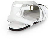 Thumbnail for your product : Jenni Kayne Leather & Metal Cap-Toe Sandals