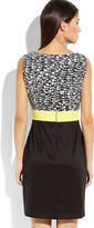 Thumbnail for your product : Connected Apparel Boatneck Printed Dress