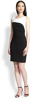 Thumbnail for your product : Elie Tahari Ruched Bicolor Sheath