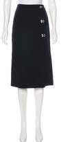 Thumbnail for your product : Celine Wool Knee-Length Skirt