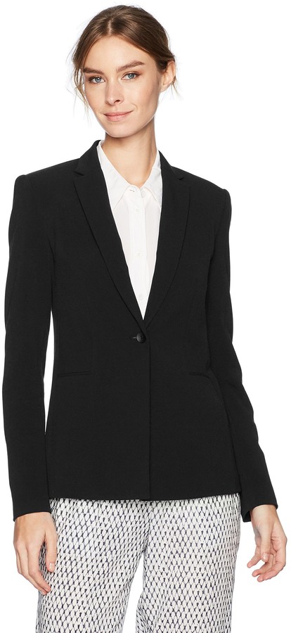 tahari black blazer