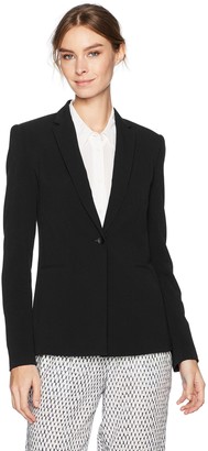 T Tahari Women's Jolie One-Button Blazer