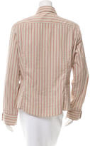 Thumbnail for your product : Loro Piana Long Sleeve Button-Up Top