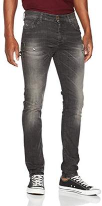 Benetton Men's Straight Jeans, (Dark Grey 701), W36/L33 (Size: 36)