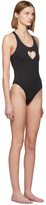 Thumbnail for your product : Vetements Black Heart One-Piece Swimsuit