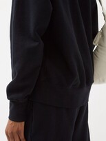 Thumbnail for your product : LES TIEN Brushed-back Cotton Hooded Sweatshirt - Navy