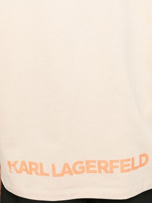 Karl Lagerfeld Paris logo-patch T-shirt