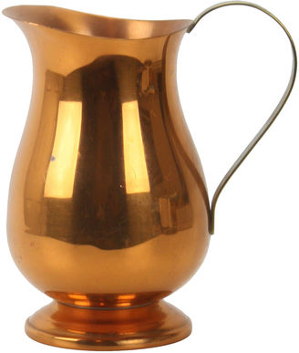 One Kings Lane Vintage Copper Pitcher with Brass Handle