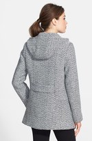 Thumbnail for your product : Gallery Hooded Tweed Coat (Regular & Petite) (Online Only)