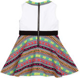 Thumbnail for your product : Milly Minis Neon-Striped Combo Dress, Multi, Sizes 2-7