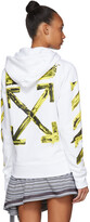 Thumbnail for your product : Off-White White Acrylic Arrows Hoodie