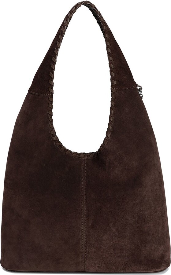Tiffany & Fred Paris Suede Hobo Bag