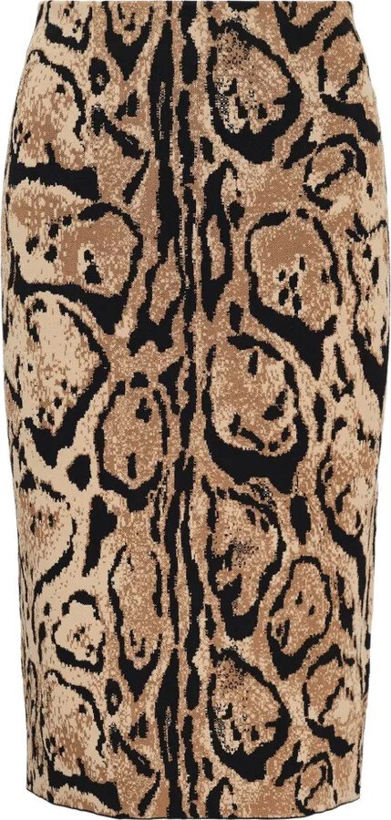 Stella McCartney Leopard-Print Skirt