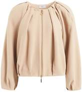 Thumbnail for your product : Wolf & Badger Vera Cream Oversized Wool Bomber Jacket