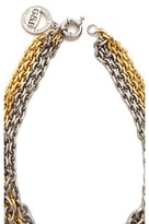 Thumbnail for your product : Giles & Brother Two Tone Crystal Encrusted Link Necklace