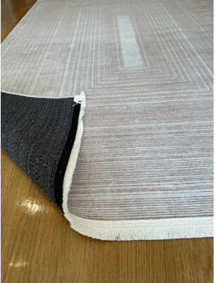 Landree Cotton Area Rug with Non-Slip Backing