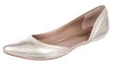 Thumbnail for your product : Belle by Sigerson Morrison Leather Pointed-Toe Flats