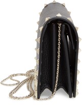 Thumbnail for your product : Valentino Garavani Rockstud Leather Wallet on a Chain