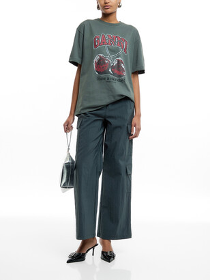 Ganni Women's Future Relaxed Cherry T-shirt - ShopStyle