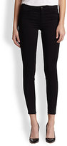 Thumbnail for your product : J Brand Luxe Sateen Mid-Rise Cropped Jeans