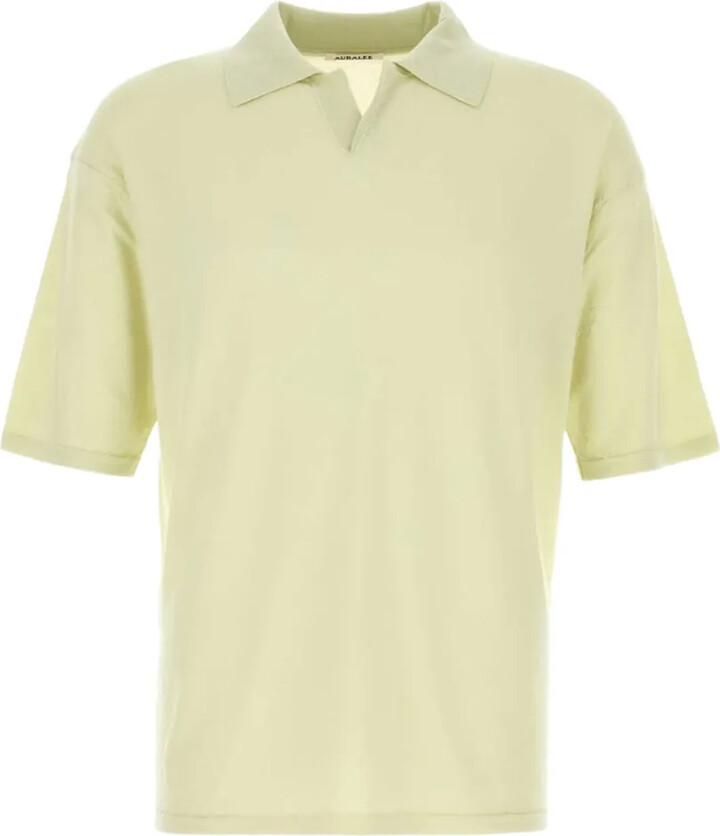 AURALEE Open-Collar Polo Shirt