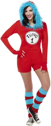 Spirit Halloween Adult Thing 1 and Thing 2 Romper Costume - Dr. Seuss